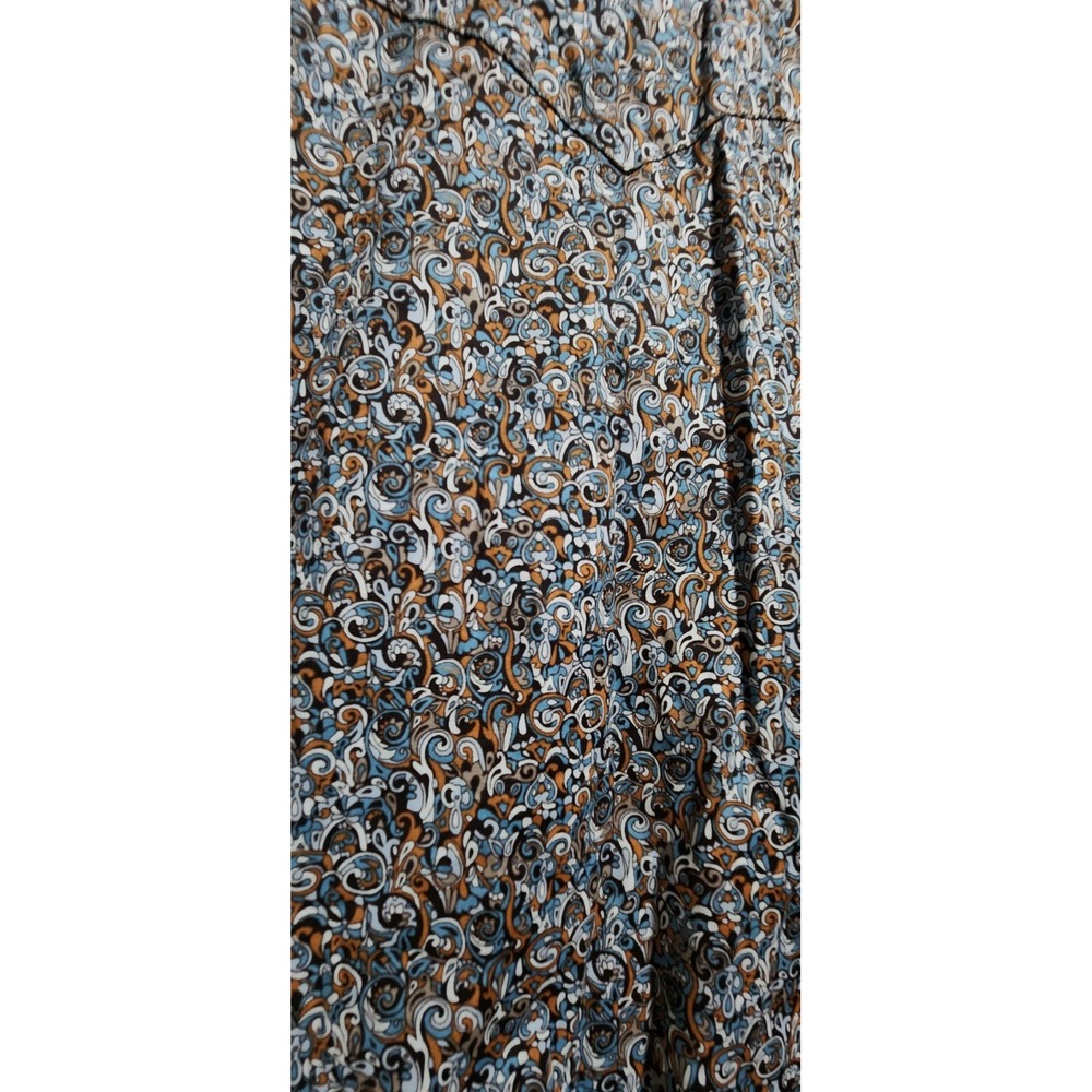 Panhandle Rough Stock Western Shirt Women's Sz M Paisley Rodeo Pearl Snap New - Picture 8 of 10